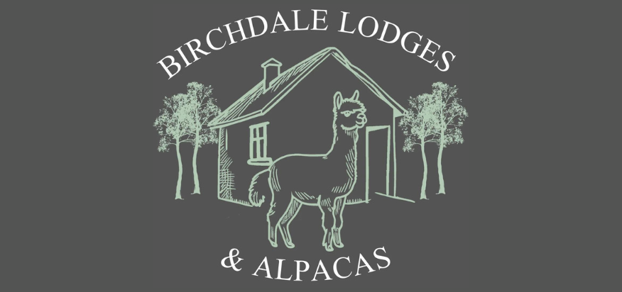 Birchdale Lodges and Alpacas banner