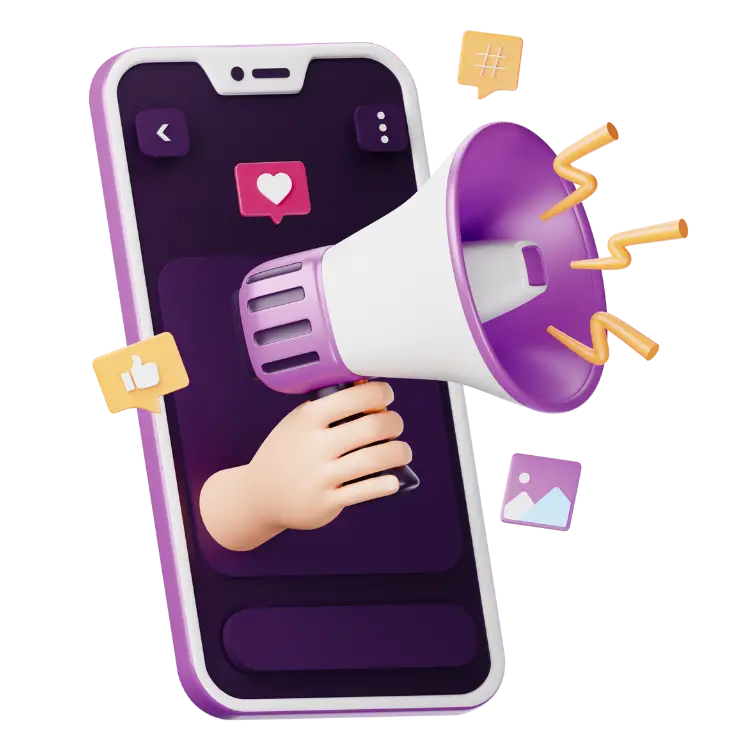 Graphic of social media