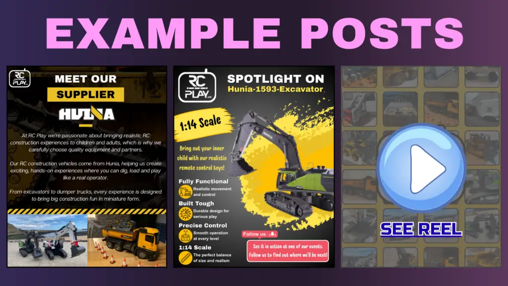 RC Play example posts slide