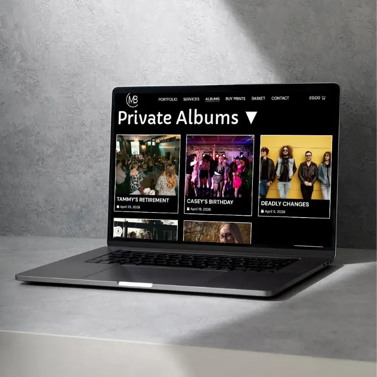MB Photography Albums page